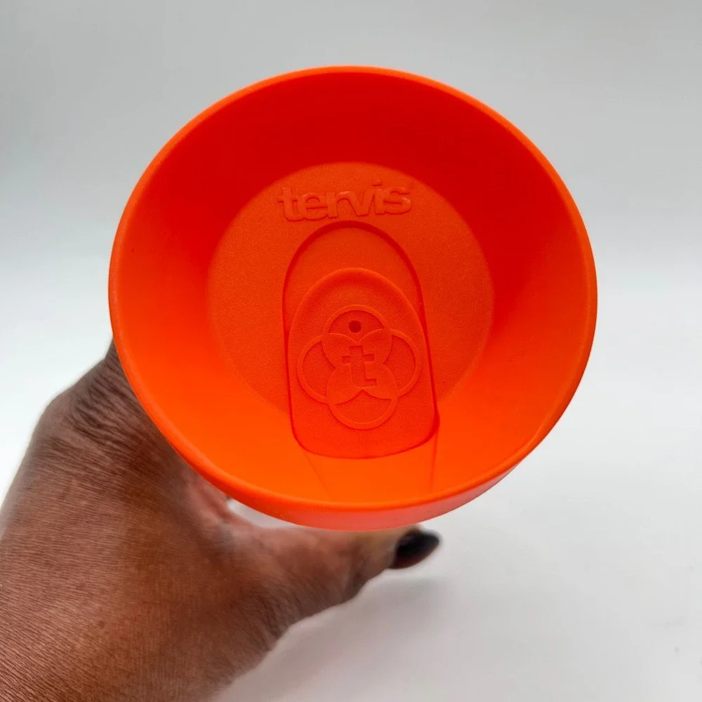 NEW Tervis Tumbler 16 oz Clemson Paw Print Orange Lid‎ Insulated Made in USA